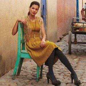 Anthropologie Far Away From Close Sweater Dress S